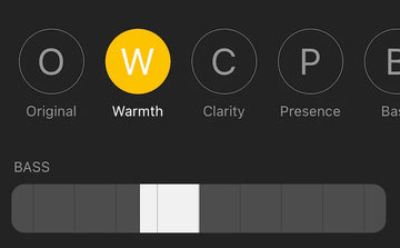 Balanced Sound at the Tap of a Button