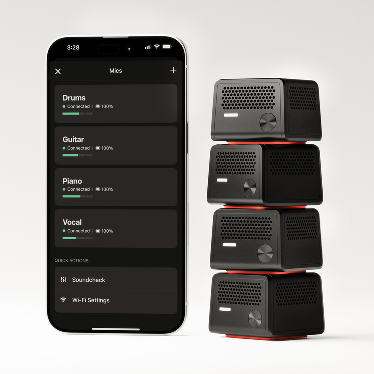 Wireless mic and iOS app - Audigo