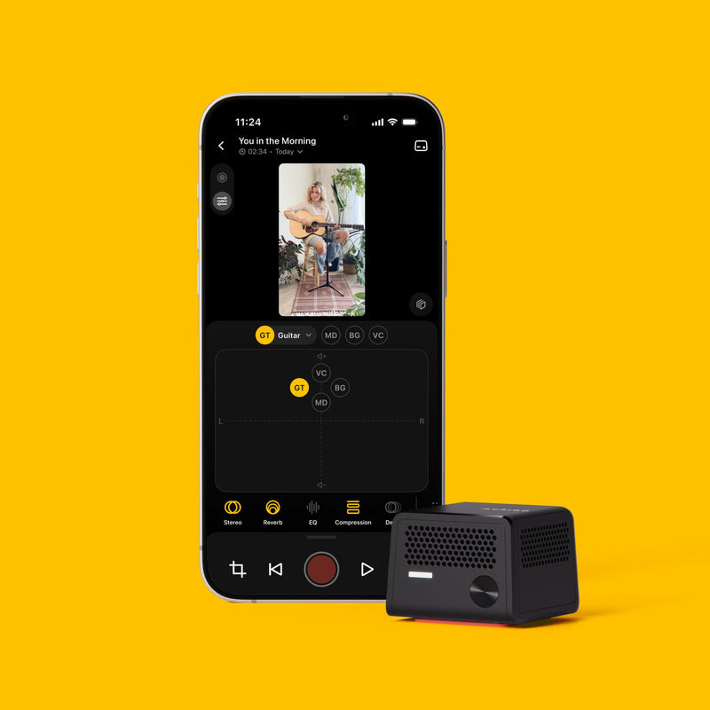 Wireless mic and iOS app